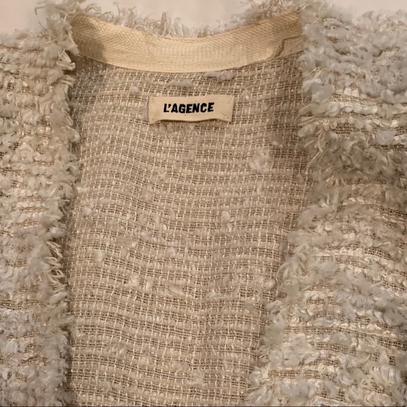 L’Agence Tweed Blazer, Sz 4 - Picture 5 of 6